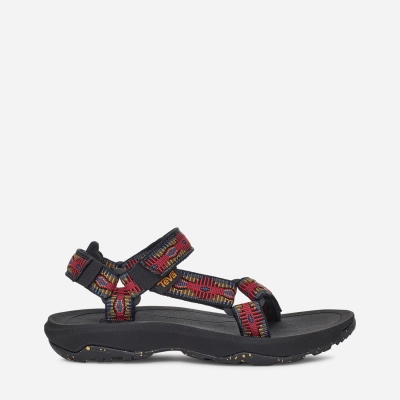 Teva Hurricane XLT 2 Kids' Black / Red Slip Ons CA08573 Canada Online